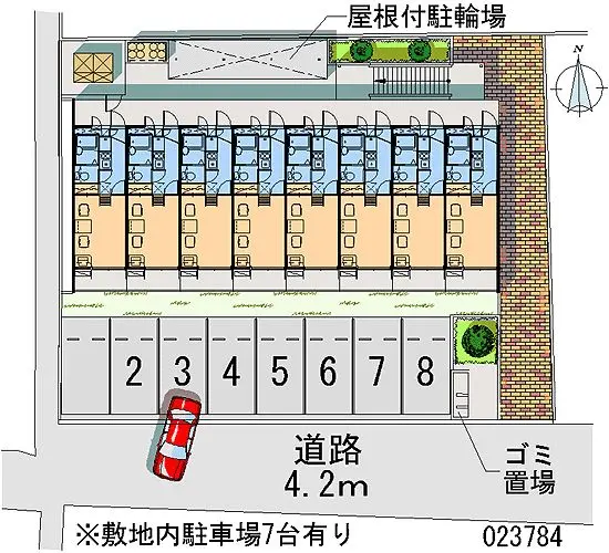 ★手数料０円★大阪市鶴見区横堤　月極駐車場（LP）